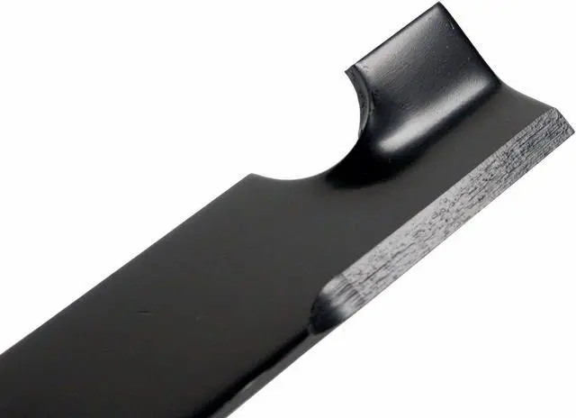 Alt view image 5 of 7 - USA Mower Blades (3) U10022BP Standard Medium Lift for  103-2508 103-2518 103-2518-S 103-2528 Length 18 in. Width 2-1/2 in. Thickness .250 in. Center Hole 5/8 in. 36 in. and 52 in. Deck