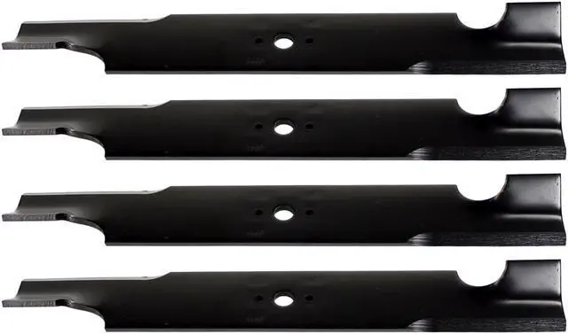 Main image of USA Mower Blades (4) U10022BP Standard Medium Lift for  103-2508 103-2518 103-2518-S 103-2528 Length 18 in. Width 2-1/2 in. Thickness .250 in. Center Hole 5/8 in. 36 in. and 52 in. Deck