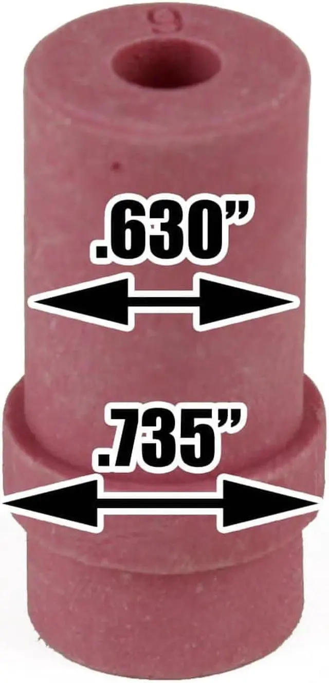 Alt view image 5 of 7 - (5) Dragway Tools 6mm Ceramic Nozzles for Model 25 60 90 Sandblast Cabinet