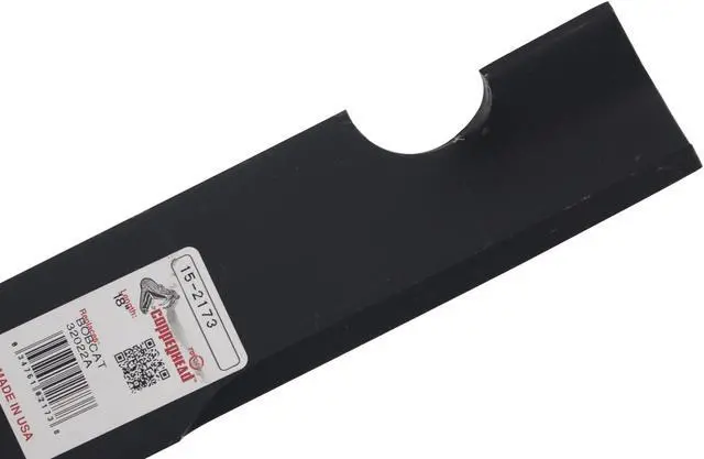 Alt view image 7 of 7 - 6 Rotary® 2173 Mower Blades for Bad Boy® 038-5202-00 Bobcat® 32022A Exmark® 1633482 Snapper® 1988564 Toro® 103-2528 Length 18 Width 2-1/2 Thickness .240 Center Hole 5/8 Fits 36 52" and 54" Decks