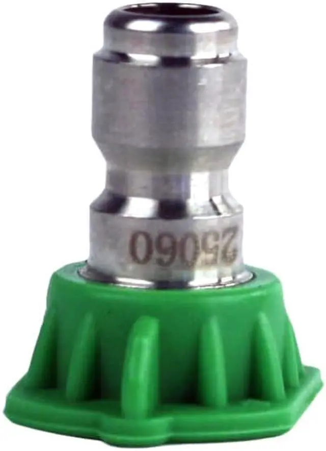 Alt view image 2 of 4 - 20 Pack of Erie Tools 3.5 Stainless Steel Orifice 25 Degree 1/4in. Quick Connect 4000 PSI High Pressure Washer Spray Nozzle Tips