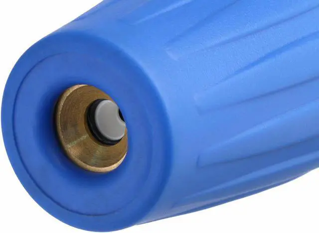 Alt view image 3 of 4 - Erie Tools Pressure Washer Rotating Turbo Nozzle 3.5 Orifice 4000 PSI with Brass Housing Filter and 1/4in. Quick Connect