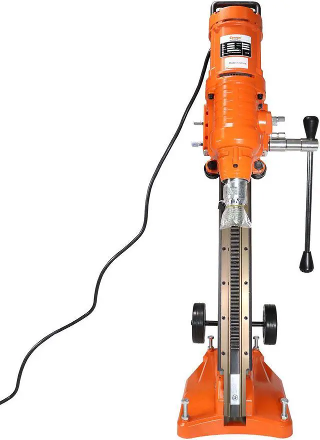 Alt view image 2 of 5 - Cayken 20in. Diamond Core 7.2 HP Drill Rig with Adjustable Vacuum Plate Stand