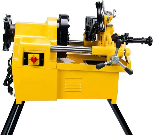 Alt view image 3 of 7 - Steel Dragon Tools® 7090 1/2-inch to 2-inch Power Pipe Threading Machine with Cart 811A Die Head and Dies