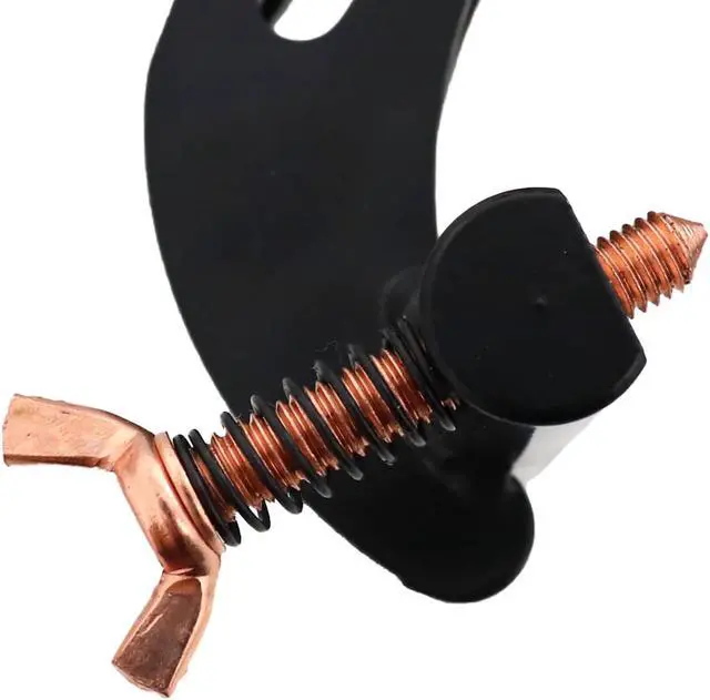 Alt view image 3 of 4 - Steel Dragon Tools Small Pipe Clamp for 1" to 2-1/2" Pipe Lightweight Pipe Fit-Up and Welding Alignment Tool, Durable Thread Design, Stainless Contact Points, Includes Extra Pins