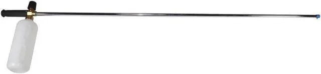 Alt view image 4 of 4 - Steel Dragon Tools® 48 in. Chrome Plated Steel Pressure Washer Extension Wand U-Bend Nozzle Soap Gun