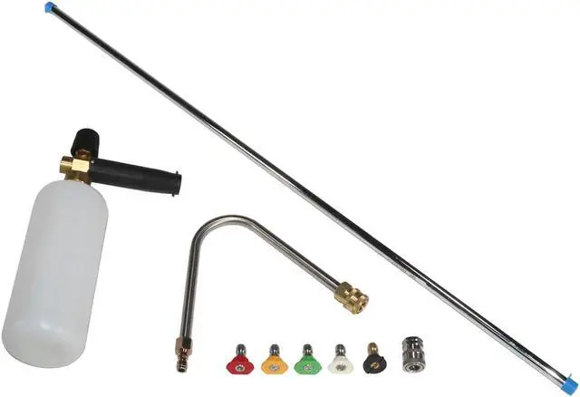 Main image of Steel Dragon Tools® 36 in. Chrome Plated Steel Pressure Washer Extension Wand U-Bend Nozzle Soap Gun