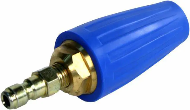 Alt view image 5 of 7 - Erie Tools Pressure Washer Rotating Turbo Nozzle 4000 PSI 3.0 Orifice 3.0 GPM with 1/4in. Quick Connect Plug