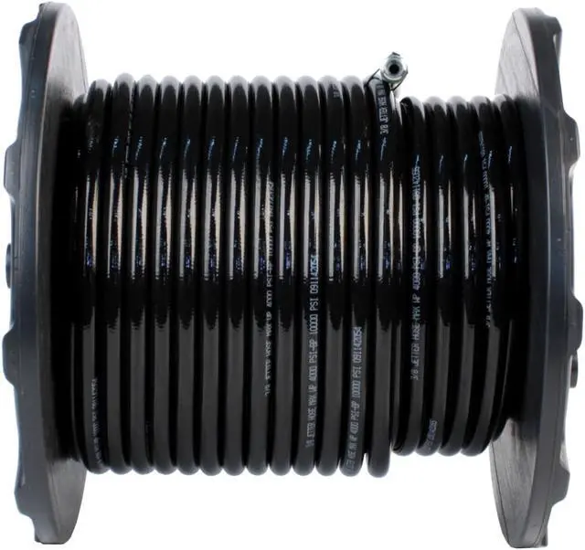 Alt view image 2 of 7 - Schieffer 3/8in. x 200ft. 4000 PSI Thermoplastic Sewer Jetter Hose & 4.5 Orifice Button Nose Nozzle