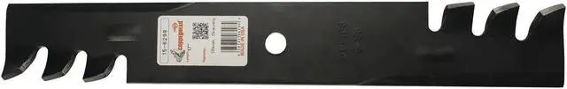 Alt view image 2 of 6 - Rotary® 6298 Mower Blades for Dixie Chopper® Dixon® Gravely® Windsor® 17 Length 2-1/2 Width .204 Thickness 5/8 Center Hole Fits 32in. 50in. Deck