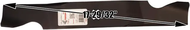 Alt view image 3 of 6 - Rotary® 11507 6 Mower Blades for Cub Cadet® 74204053 94204053 17-29/32 Length 2-1/2 Width .187 Thickness 6 PT ST Center Hole Fits 50in. Deck