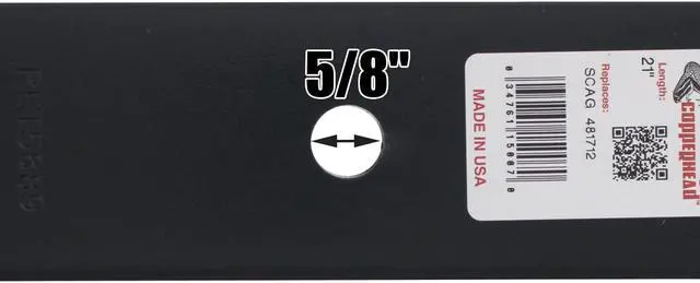 Alt view image 6 of 7 - 6 Rotary® 15007 Mower Blades for Scag® 481712 Length 21 Width 2-1/2 Thickness .250 Center Hole 5/8 Fits 60" 61" Deck