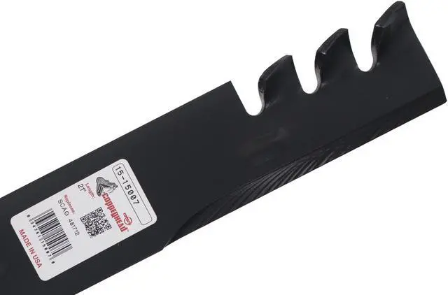 Alt view image 7 of 7 - 6 Rotary® 15007 Mower Blades for Scag® 481712 Length 21 Width 2-1/2 Thickness .250 Center Hole 5/8 Fits 60" 61" Deck