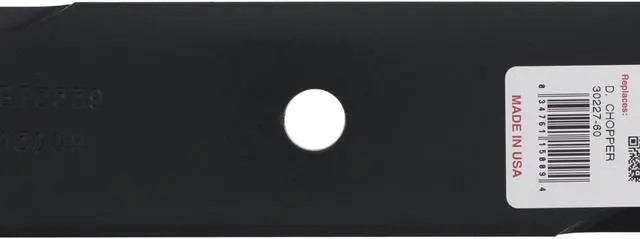 Alt view image 5 of 7 - 3 Rotary® 15009 Mower Blades for Toro® 133-2157 105-8777 Dixie Chopper® 30227-60 Length 20-1/2 Width 2-1/2 Thickness .250 Center Hole 5/8 Fits 42in. 60in. Deck