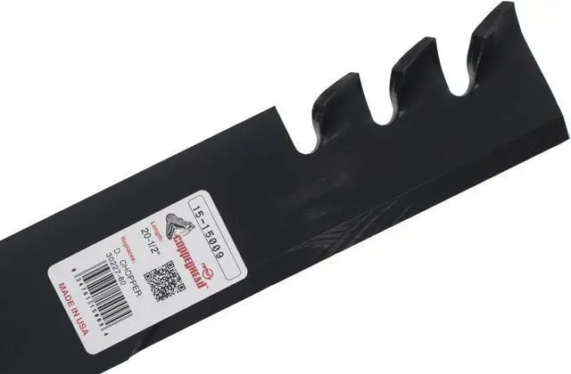 Alt view image 7 of 7 - 3 Rotary® 15009 Mower Blades for Toro® 133-2157 105-8777 Dixie Chopper® 30227-60 Length 20-1/2 Width 2-1/2 Thickness .250 Center Hole 5/8 Fits 42in. 60in. Deck