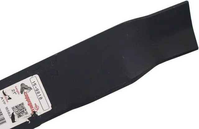 Alt view image 7 of 7 - 2 Rotary® 9810 Mower Blades for AYP® 165833B Craftsman® 33275 Ferris® 1520842 159267 Poulan® 531307213 Length 21" Width 2-1/4 Thickness .134 Center Hole 5/8 Fits 21in 61in. Deck