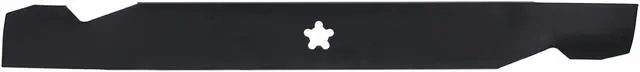 Alt view image 4 of 6 - 4 Rotary 6125 Mower Blades for AYP Craftsman  Poulan 521981601 531307223 531307224 532134149 Length 21 in. Width 2-1/4 in. Thickness .149 in. Center Hole 5 PT ST Fits 42" Deck