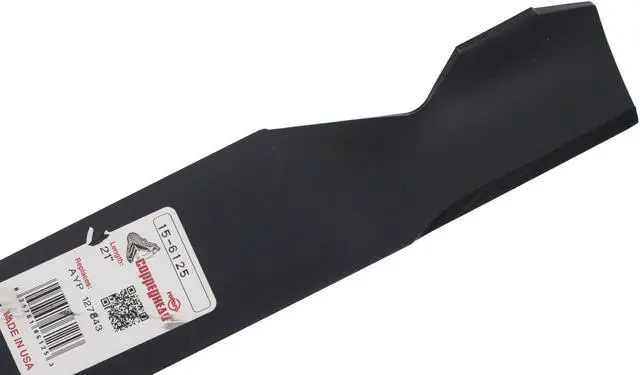 Alt view image 6 of 6 - 4 Rotary 6125 Mower Blades for AYP Craftsman  Poulan 521981601 531307223 531307224 532134149 Length 21 in. Width 2-1/4 in. Thickness .149 in. Center Hole 5 PT ST Fits 42" Deck