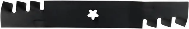 Alt view image 3 of 6 - Rotary® 12475 Mower Blades for AYP® 532173921 16-5/8 Length 2-1/2 Width .203 Thickness 5 PT ST Center Hole Fits 48in. Deck