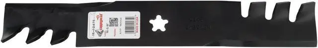 Alt view image 2 of 6 - Rotary® 12475 Mower Blades for AYP® 532173921 16-5/8 Length 2-1/2 Width .203 Thickness 5 PT ST Center Hole Fits 48in. Deck