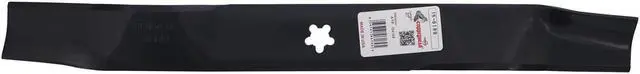 Alt view image 2 of 6 - 6 Rotary® 6189 Mower Blades for AYP® Craftsman® Poulan® 138498 138971 521981601 531307223 531307224 Length 21 in. Width 2-1/4 in. Thickness .134 in. Center Hole 5 PT ST Fits 42in. Deck