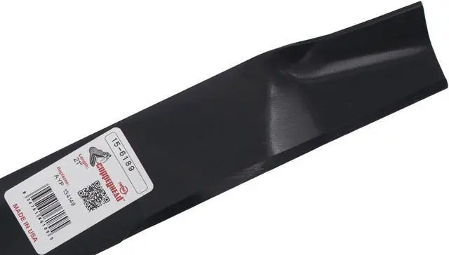 Alt view image 6 of 6 - 6 Rotary® 6189 Mower Blades for AYP® Craftsman® Poulan® 138498 138971 521981601 531307223 531307224 Length 21 in. Width 2-1/4 in. Thickness .134 in. Center Hole 5 PT ST Fits 42in. Deck