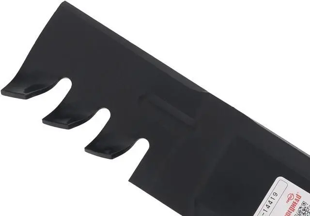 Alt view image 5 of 7 - 2 Rotary® 14419 Mower Blades for Cub Cadet® MTD® 74204290 23-1/4 Length 2-1/2 Width .150 Thickness 6 PT ST Center Hole Fits 46in. Deck