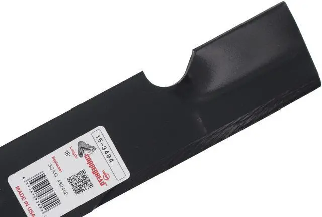 Alt view image 7 of 7 - 3 Rotary 3404 Mower Blades for  103-2508 Lesco® 050125 Snapper® 100341 Toro® 103-2508 Windsor® 50-2148 Length 18 Width 2-1/2 Thickness .204 Center Hole 5/8 Fits 36in. 50in. 52in. 54in. Deck