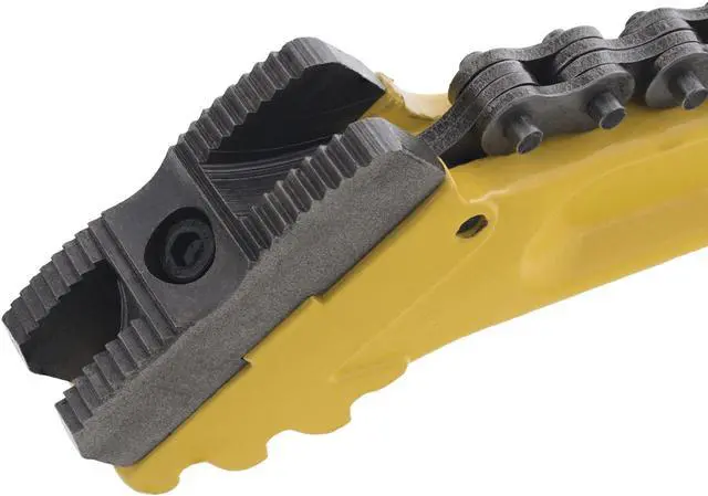 Alt view image 4 of 5 - Steel Dragon Tools® 24" Chain Pipe Wrench 31325 with 20" Chain 5" Max Capacity