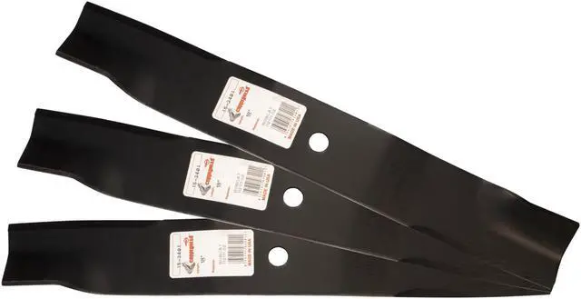 Main image of 3 Rotary® 3401 Mower Blades for Bobcat® Gravely® Lesco® Windsor® Wright® 18 Length 2-1/2 Width .250 Thickness 5/8 Center Hole Fits 36in. 54in. Deck