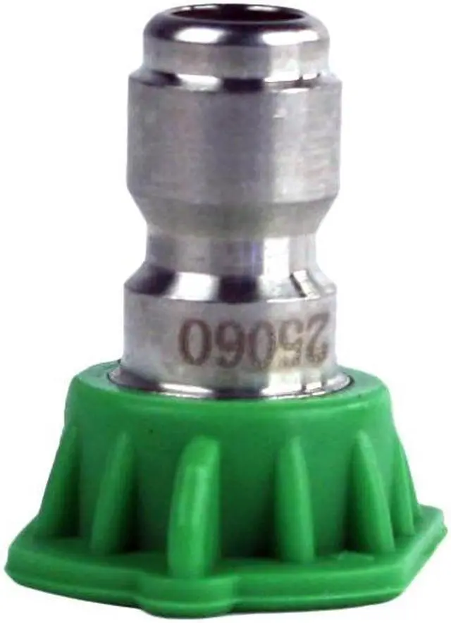 Alt view image 2 of 4 - (100) Erie Tools 3.0 Stainless Steel Orifice 25 Degree 1/4in. Quick Connect 4000 PSI High Pressure Washer Spray Nozzle Tips