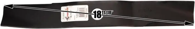 Alt view image 3 of 7 - Rotary® 6265 (3) Mower Blades for Kubota® 70000-00605 Windsor® 50-4490 18-11/16 Length 2-1/2 Width .240 Thickness 1-1/8 Center Hole Fits 54in. Deck