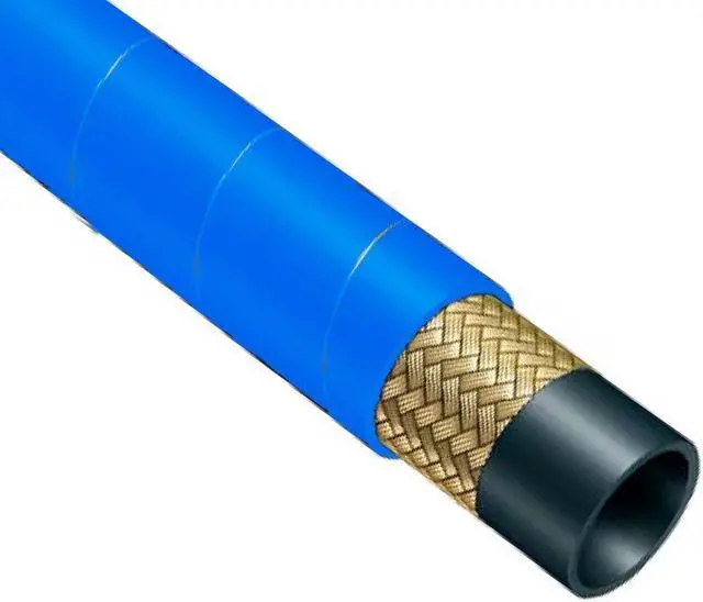 Alt view image 3 of 3 - Raptor Blast 1/4 in. x 50 ft. 3000PSI Blue Non-Marking Carpet Cleaning Solution Hose