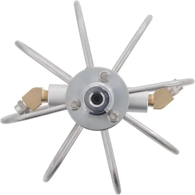 Alt view image 2 of 3 - Erie Tools 8" Duct Pipe Vent Hood Cleaner Pressure Washer Attachment 4000 PSI 4 GPM 3.5 Orifice