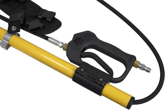 Alt view image 2 of 5 - Erie Tools® 24' Telescoping Wand 3800 PSI with Adjustable Support Belt for Hot Cold Water Pressure Washer