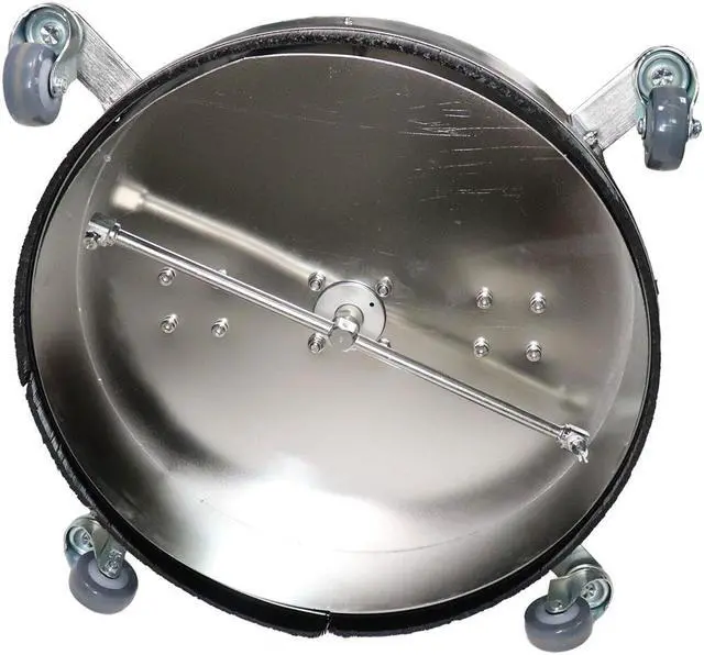 Alt view image 7 of 7 - Erie Tools 21" Stainless Steel Surface Cleaner with Vacuum Port, Wheels, and Wand Pressure Washer Attachment 4000 PSI, 12 GPM