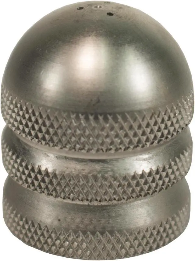 Alt view image 6 of 6 - Aqua Mole Four Pack 1/2in. NPT Button Nose Sewer Jetter Nozzle 4 Piece Set 4000 PSI 16 Orifice