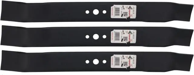 Main image of 3 Rotary® 9810 Mower Blades for AYP® 165833B Craftsman® 33275 Ferris® 1520842  159267 Poulan® 531307213 Length 21" Width 2-1/4 Thickness .134 Center Hole 5/8 Fits 21in 61in. Deck