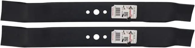Main image of 2 Rotary® 9810 Mower Blades for AYP® 165833B Craftsman® 33275 Ferris® 1520842 159267 Poulan® 531307213 Length 21" Width 2-1/4 Thickness .134 Center Hole 5/8 Fits 21in 61in. Deck