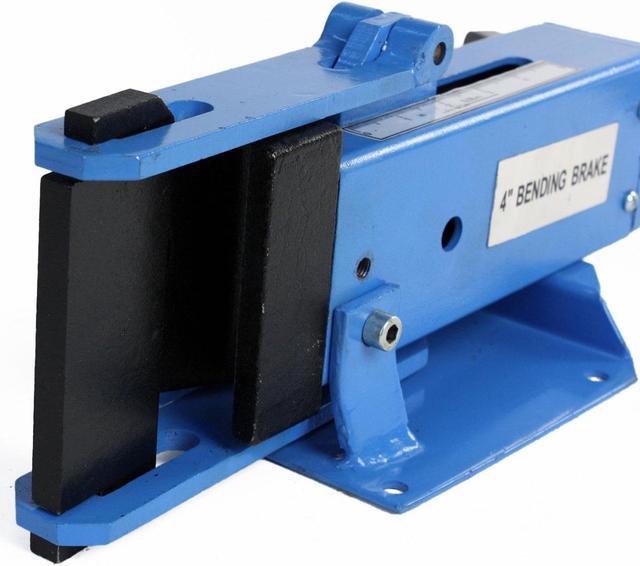 Alt view image 3 of 7 - Erie Tools 4" Hand Operated Steel Bending Brake & Sheet Metal Form Bender with Pressing Die & Stop Assembly