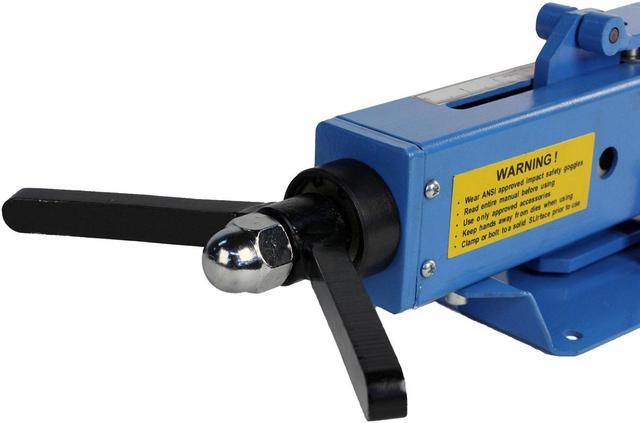 Alt view image 4 of 7 - Erie Tools 4" Hand Operated Steel Bending Brake & Sheet Metal Form Bender with Pressing Die & Stop Assembly