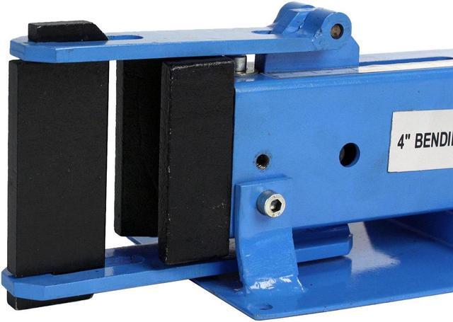 Alt view image 5 of 7 - Erie Tools 4" Hand Operated Steel Bending Brake & Sheet Metal Form Bender with Pressing Die & Stop Assembly