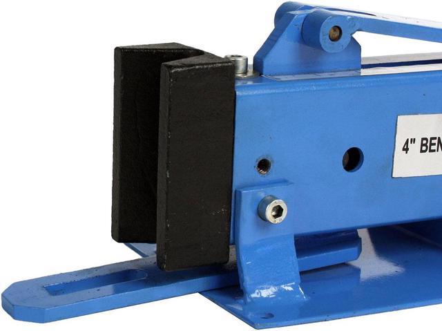Alt view image 6 of 7 - Erie Tools 4" Hand Operated Steel Bending Brake & Sheet Metal Form Bender with Pressing Die & Stop Assembly