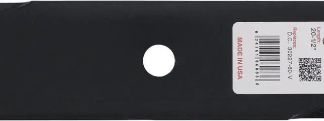 Alt view image 5 of 7 - 3 Rotary® 3434 Mower Blades for Bobcat® 72039B Ferris® 5101755SSM Scag® A48111 Snapper® 1520842 Windsor® 50-3160 Length 21 Width 2-1/2 Thickness .204 Center Hole 5/8 Fits 42in. 60in. 61in. Deck