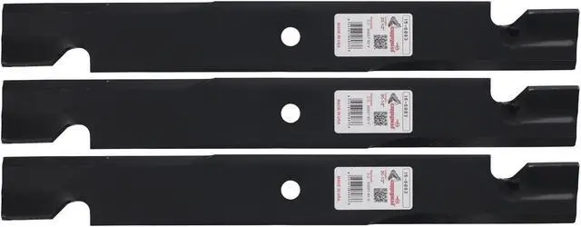Main image of 3 Rotary® 3434 Mower Blades for Bobcat® 72039B Ferris® 5101755SSM Scag® A48111 Snapper® 1520842 Windsor® 50-3160 Length 21 Width 2-1/2 Thickness .204 Center Hole 5/8 Fits 42in. 60in. 61in. Deck