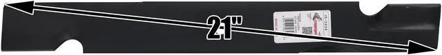 Alt view image 3 of 7 - Rotary® 11248 Mower Blades for  1036403(S) 1036393(S) 1036398 1036403(S) Length 20-1/2" Width 2-1/2" Thickness .240" Centerhole 15/16" 60" Deck