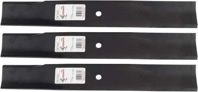 Main image of Rotary® 3361 Mower Blades for Toro® Lesco® Windsor® 18 Length 2-1/2 Width .187 Thickness 1/2 Center Hole Fits 36in. 52in. Deck