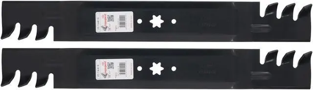 Main image of 2 Rotary® 14419 Mower Blades for Cub Cadet® MTD® 74204290 23-1/4 Length 2-1/2 Width .150 Thickness 6 PT ST Center Hole Fits 46in. Deck