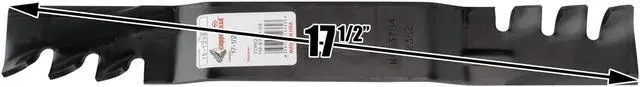 Alt view image 4 of 6 - 3 Rotary® 12362 Mower Blades for Toro® 110-6837-03, 112-9759-03, 112-9759 Length 17-1/2 Width 2-1/4 Thickness .187" Center Hole 5/8 Fits 50in. Deck