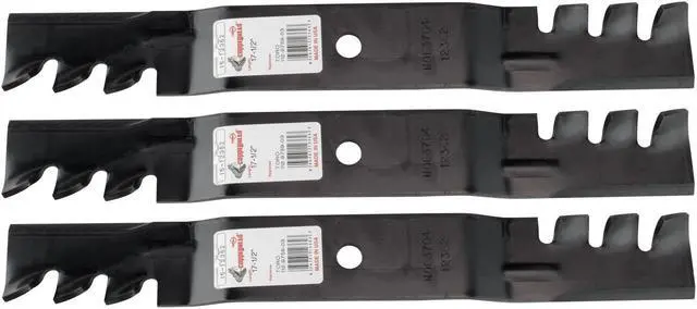 Main image of 3 Rotary® 12362 Mower Blades for Toro® 110-6837-03, 112-9759-03, 112-9759 Length 17-1/2 Width 2-1/4 Thickness .187" Center Hole 5/8 Fits 50in. Deck